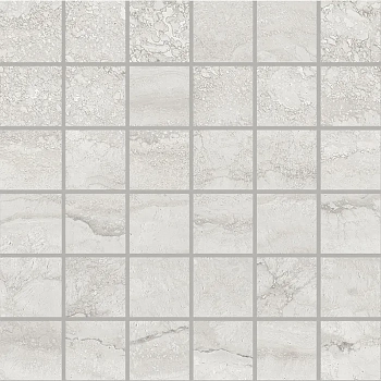 Provenza Unique Travertine Mosaico Vein Cut Silver Lappato 50x50 / Провенца Унике Травертине Мосаико Вейн Чуть Сильвер Лаппато 50x50 